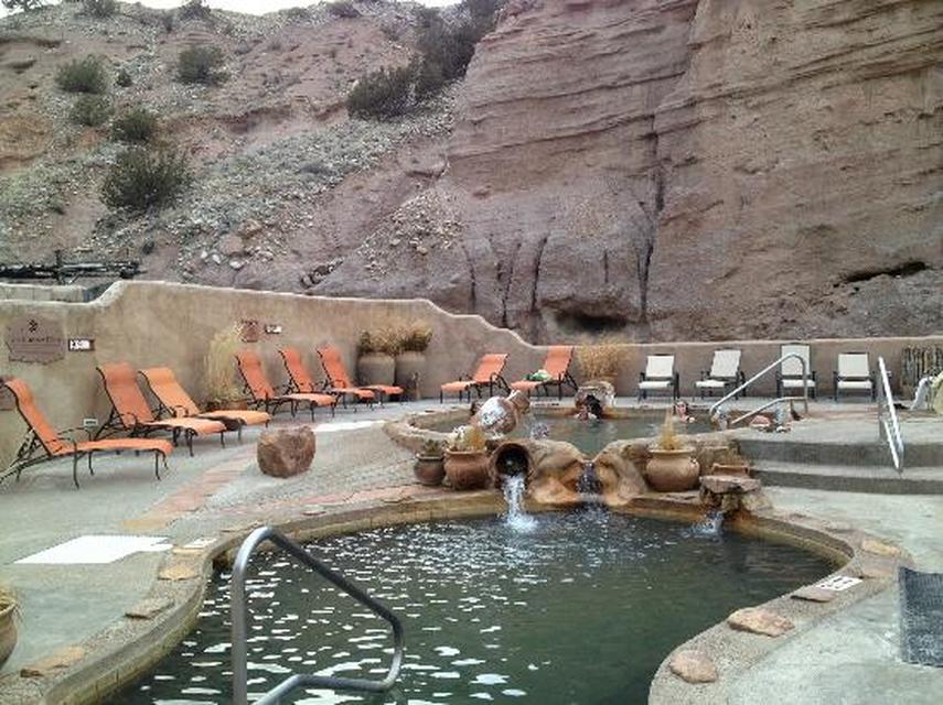 The refuge at Ojo Caliente is located in a modified, desert-spring